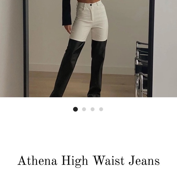 White and black stylish pant - Picture 1 of 7